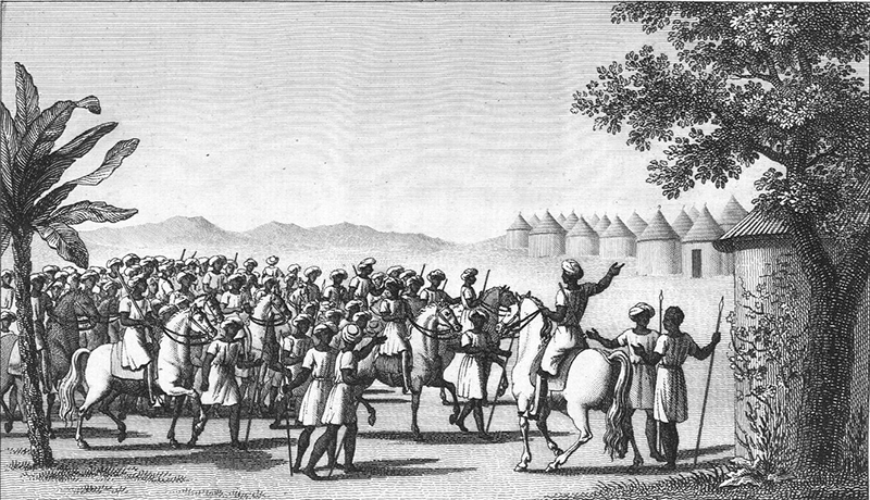 Gaspard Mollien. Armée du Fuuta-Tooro en marche - 1820