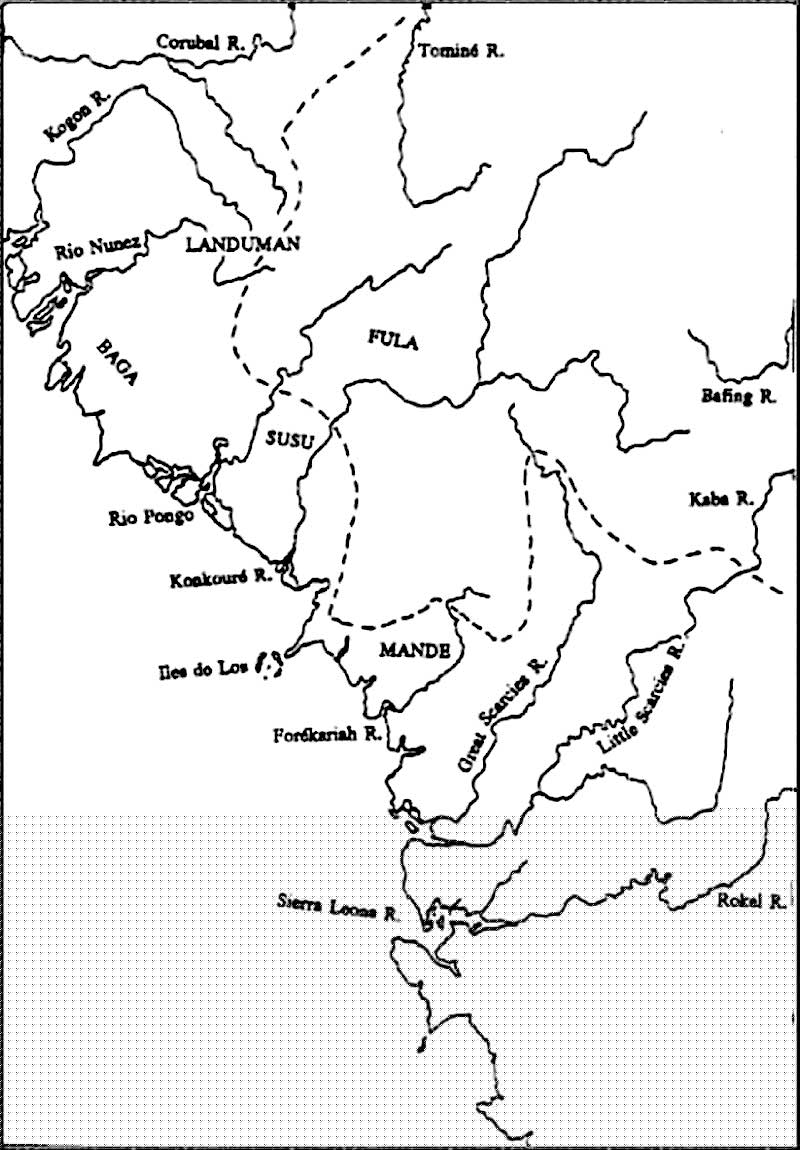 Map I: Northern Rivers of Sierra Leone, Physical Features