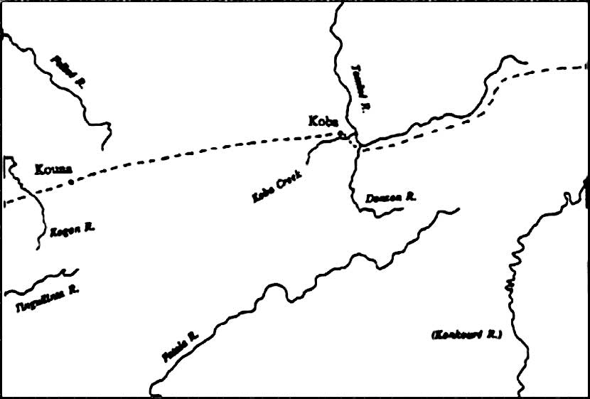 Map C: Labé Sector of the Watt Expedition, 19 February-2 March 1794